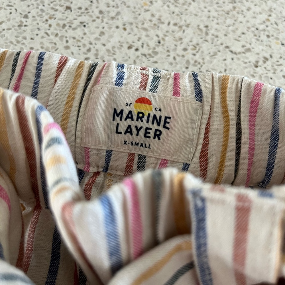 Marine layer striped pants
